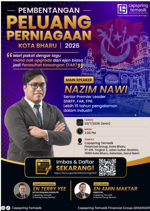 Poster BOP Kota Bharu 20 Julai 2026