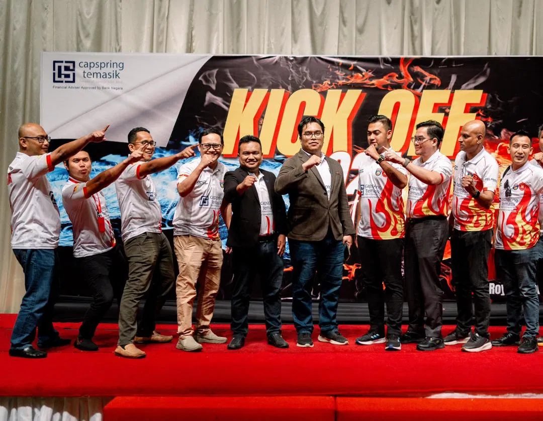 Kick Off bersama team Capspring Temasik