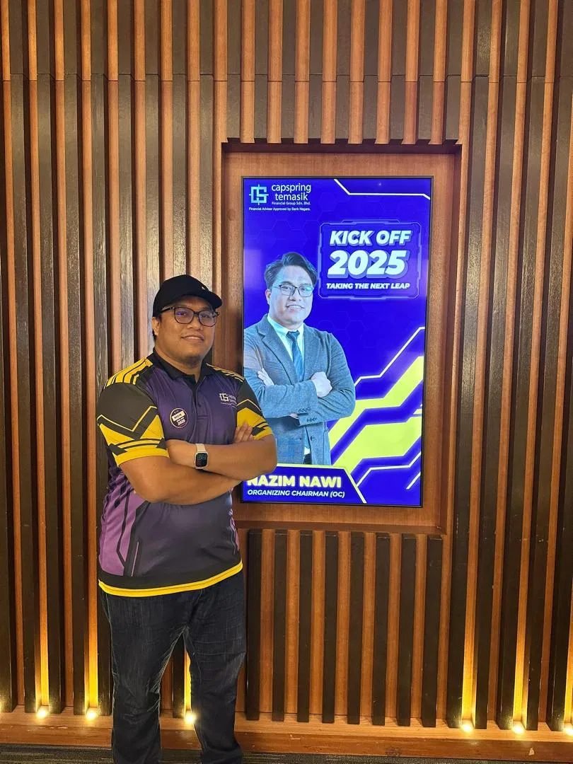 Nazim Nawi di Kick Off 2025 Capspring Temasik
